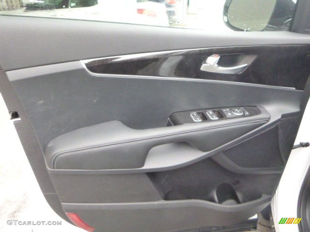 2016 Kia Sorento LX AWD Satin Black Door Panel Photo #101414377