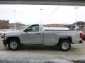 2015 Silver Ice Metallic Chevrolet Silverado 1500 WT Regular Cab 4x4  photo #6