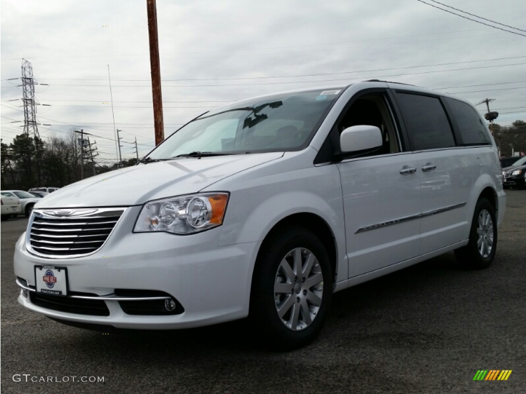 white chrysler minivan