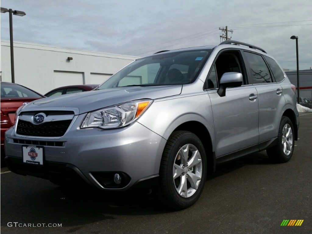 2015 Forester 2.5i Limited - Ice Silver Metallic / Black photo #1