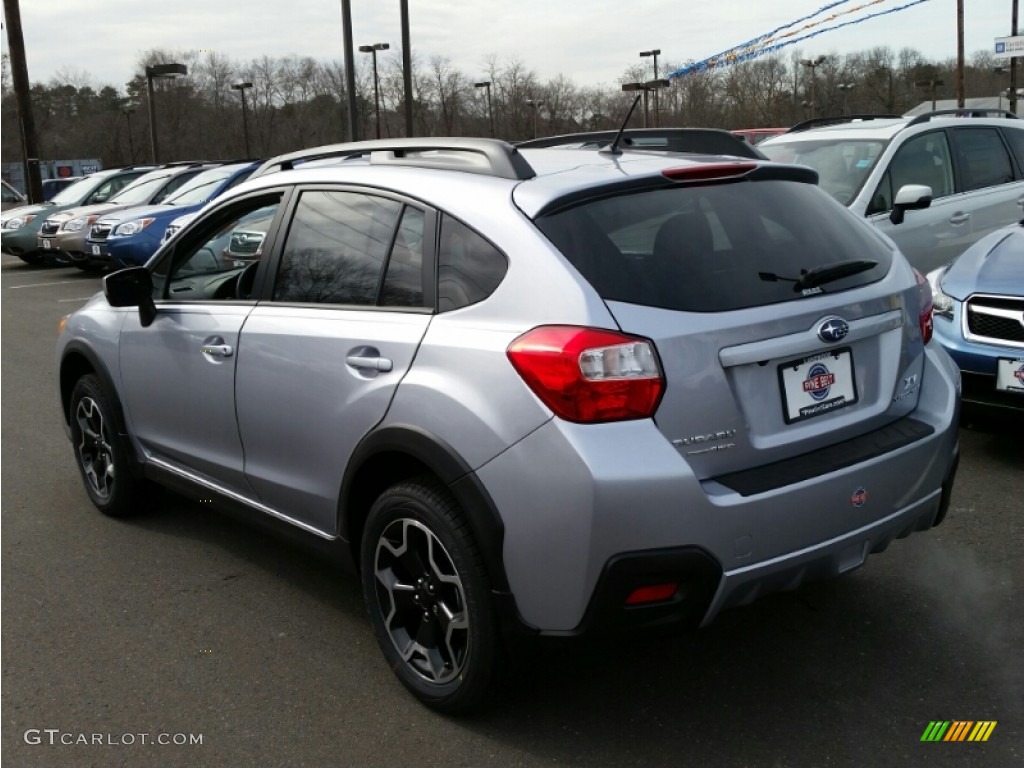 2015 XV Crosstrek 2.0i Premium - Ice Silver Metallic / Black photo #4