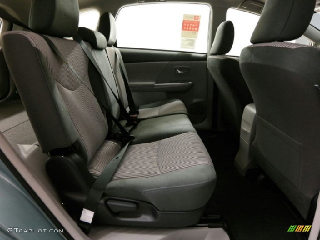 2015 Prius v Two - Sea Glass Pearl / Ash photo #15