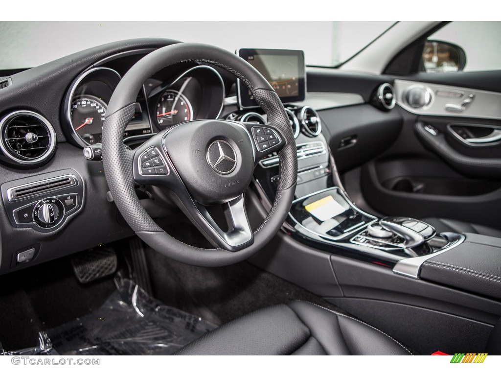 Black Interior 2015 Mercedes-Benz C 300 Photo #101417389