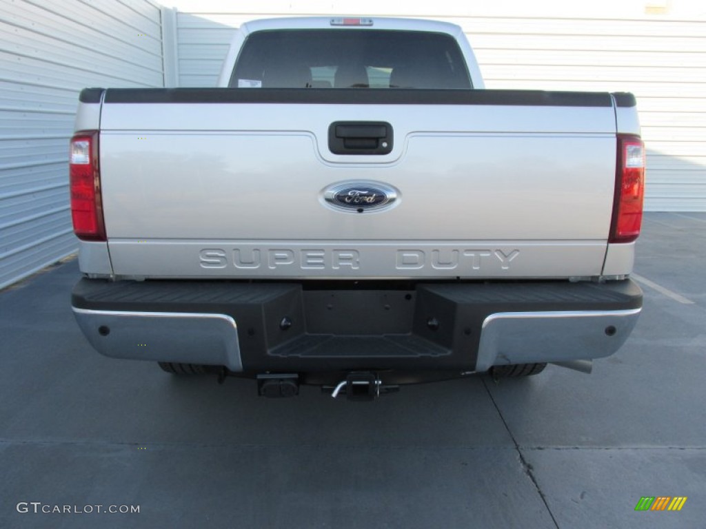 2015 F250 Super Duty XLT Crew Cab 4x4 - Ingot Silver / Steel photo #5