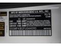 149: Polar White 2015 Mercedes-Benz C 300 Color Code