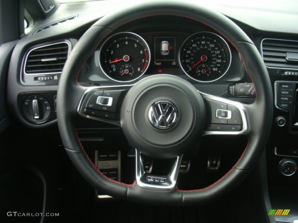 2015 Volkswagen Golf GTI 4-Door 2.0T SE Steering Wheel Photos