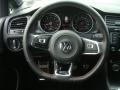 Titan Black Leather 2015 Volkswagen Golf GTI 4-Door 2.0T SE Steering Wheel