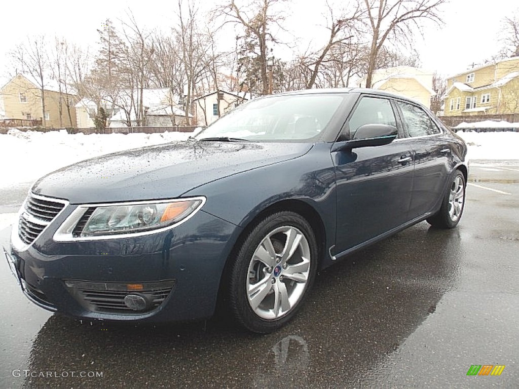 2011 9-5 Turbo6 XWD Sedan - Fjord Blue Metallic / Jet Black photo #1