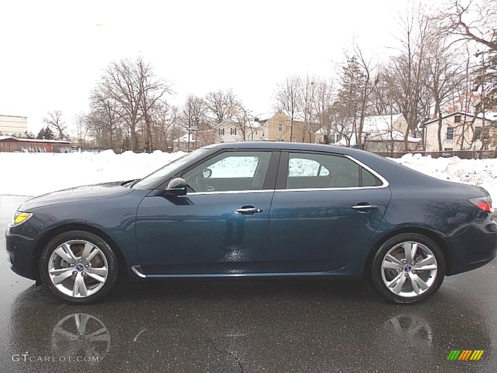2011 9-5 Turbo6 XWD Sedan - Fjord Blue Metallic / Jet Black photo #2
