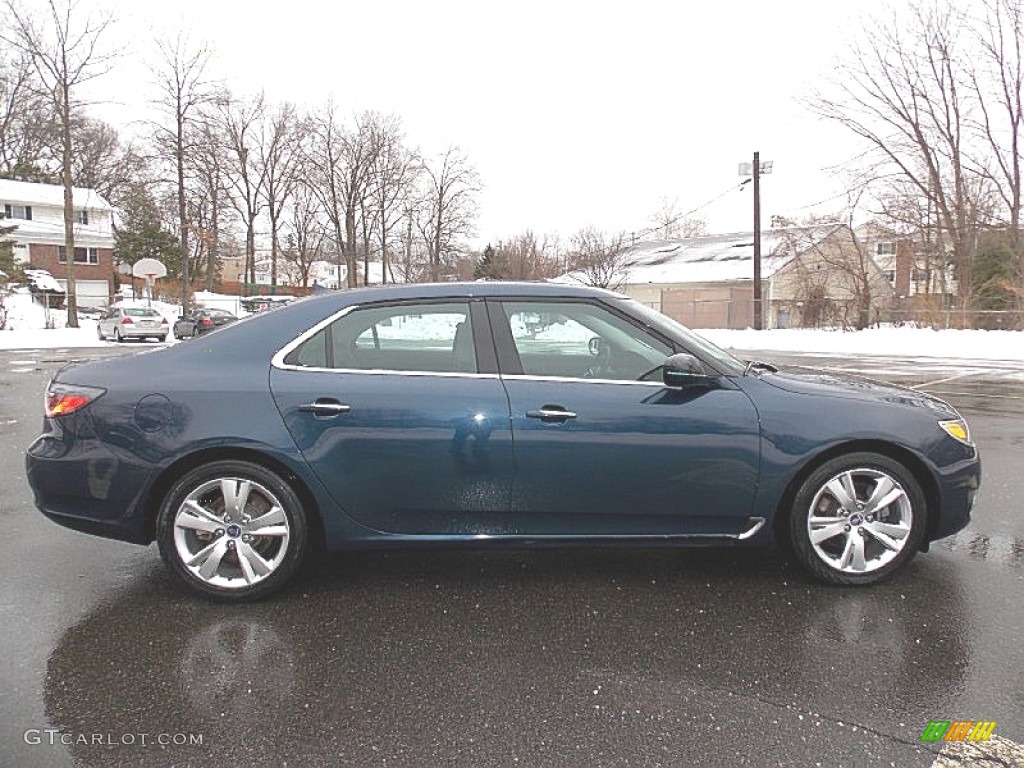 2011 9-5 Turbo6 XWD Sedan - Fjord Blue Metallic / Jet Black photo #6