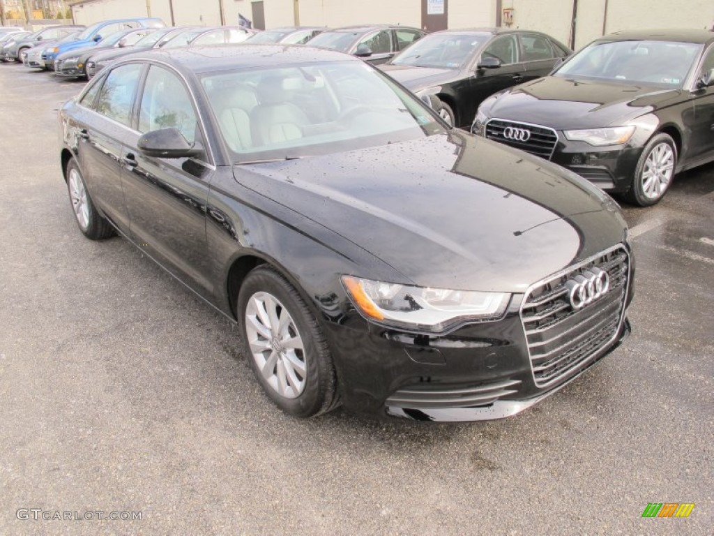 2013 A6 2.0T Sedan - Brilliant Black / Titanium Gray photo #1