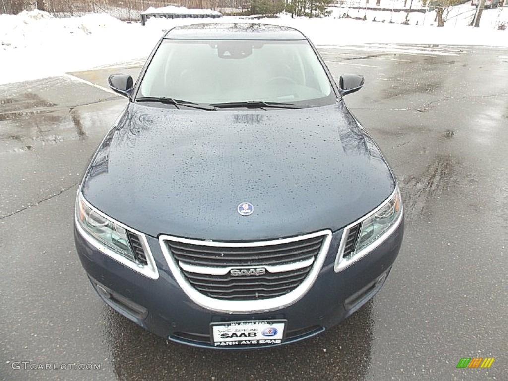 2011 9-5 Turbo6 XWD Sedan - Fjord Blue Metallic / Jet Black photo #9