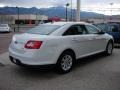 2010 White Suede Metallic Ford Taurus SE  photo #5