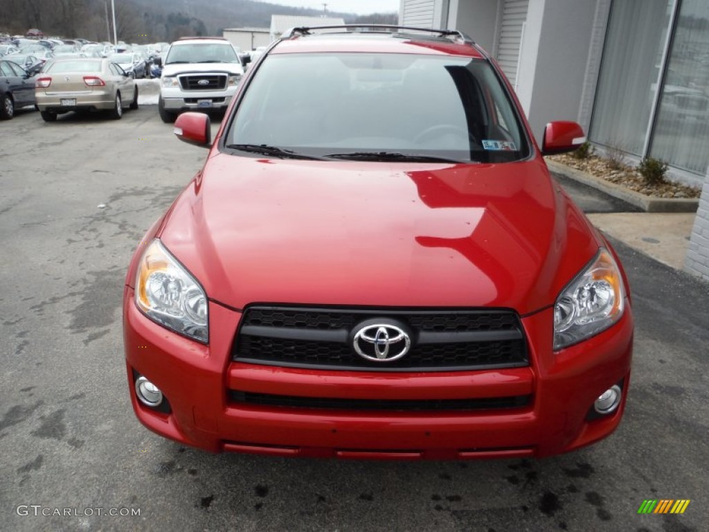 2012 RAV4 Sport 4WD - Barcelona Red Metallic / Dark Charcoal photo #5