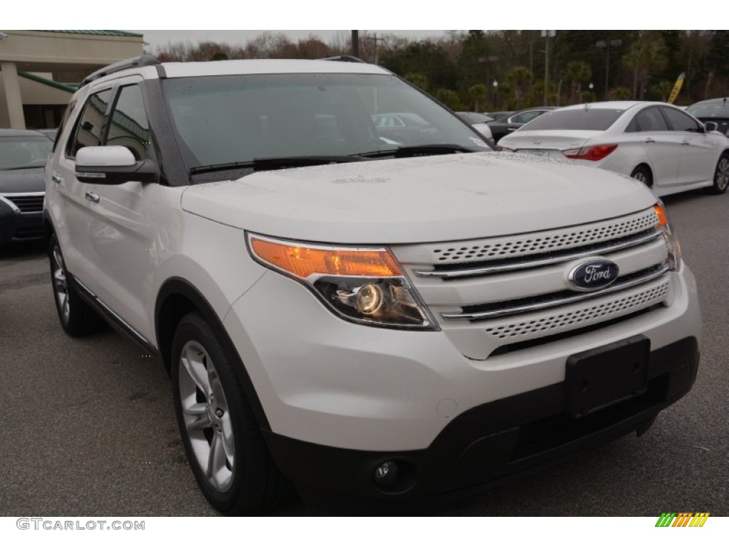 2014 Explorer Limited - Oxford White / Charcoal Black photo #1