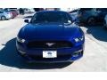 2015 Deep Impact Blue Metallic Ford Mustang EcoBoost Coupe  photo #5