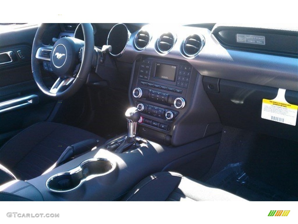 2015 Mustang EcoBoost Coupe - Deep Impact Blue Metallic / Ebony photo #13