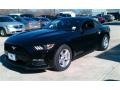 2015 Black Ford Mustang V6 Coupe  photo #5