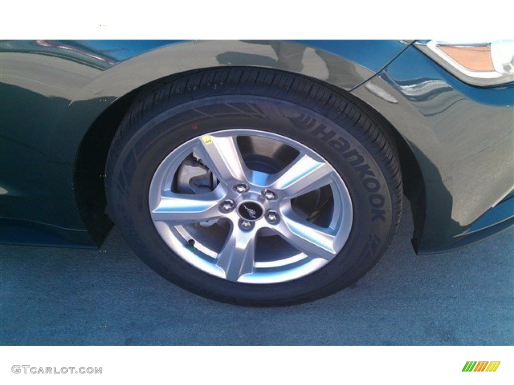 2015 Mustang V6 Coupe - Guard Metallic / Ebony photo #3