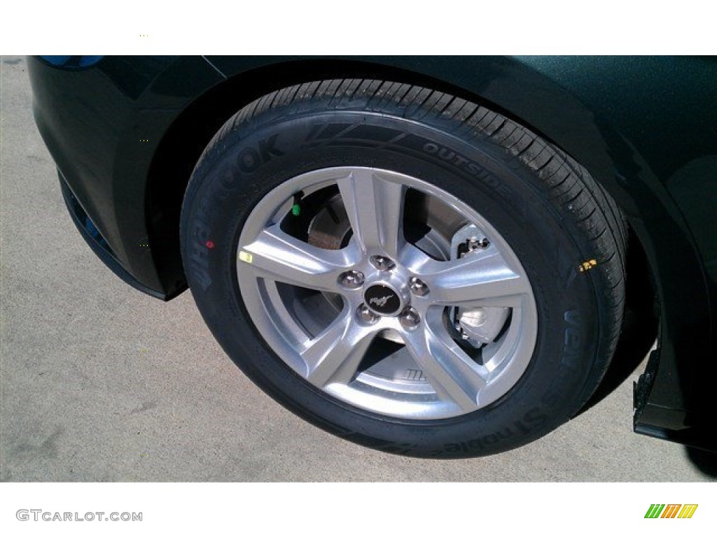 2015 Mustang V6 Coupe - Guard Metallic / Ebony photo #6