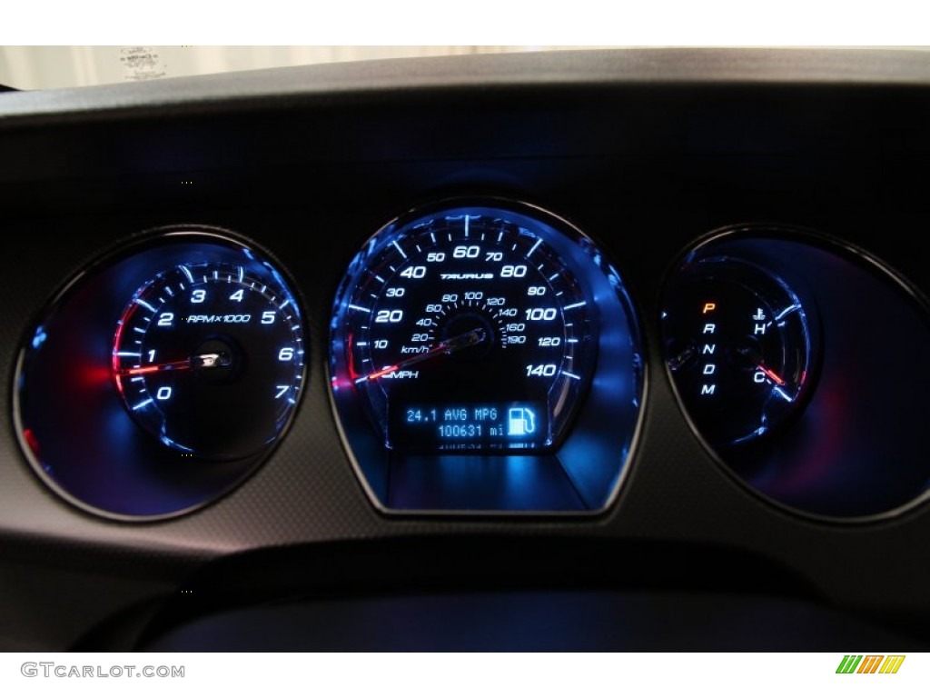 2010 Ford Taurus SEL Gauges Photo #101428891