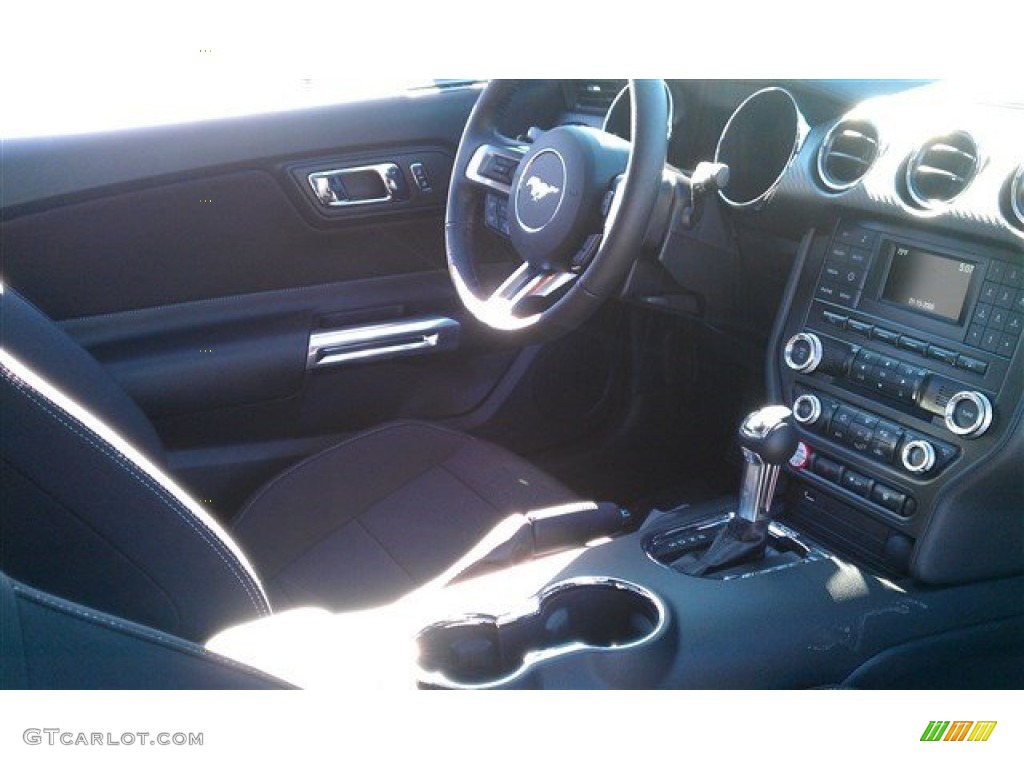 2015 Mustang V6 Coupe - Guard Metallic / Ebony photo #14
