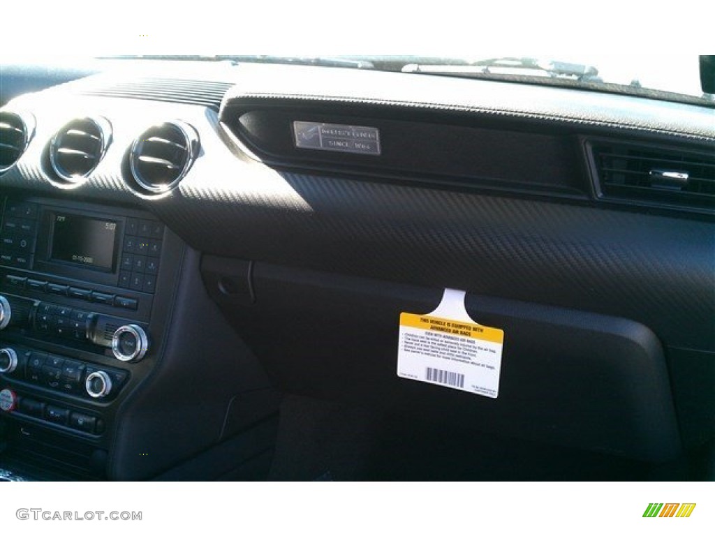 2015 Mustang V6 Coupe - Guard Metallic / Ebony photo #15