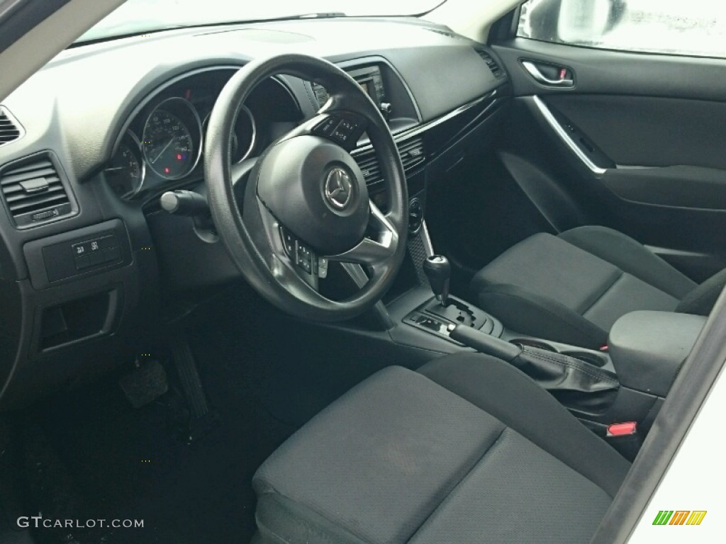 2013 CX-5 Sport - Crystal White Pearl Mica / Black photo #4