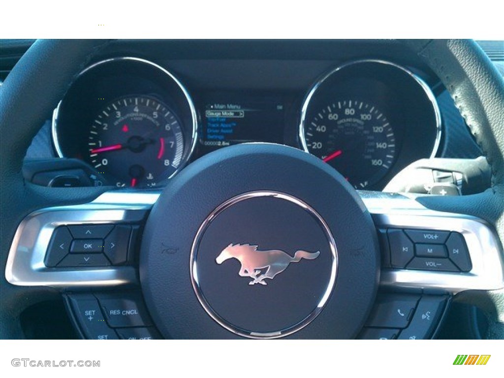 2015 Mustang V6 Coupe - Guard Metallic / Ebony photo #19