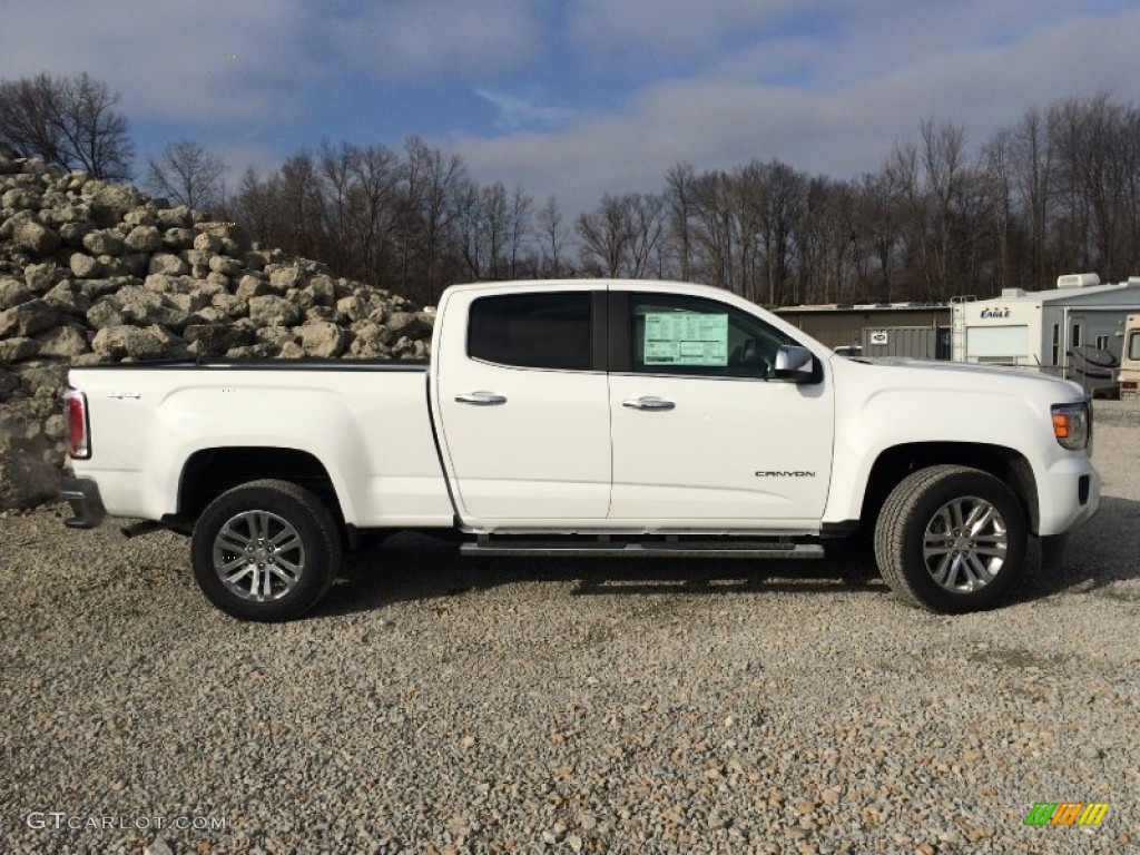 Summit White 2015 GMC Canyon SLT Crew Cab 4x4 Exterior Photo #101430178