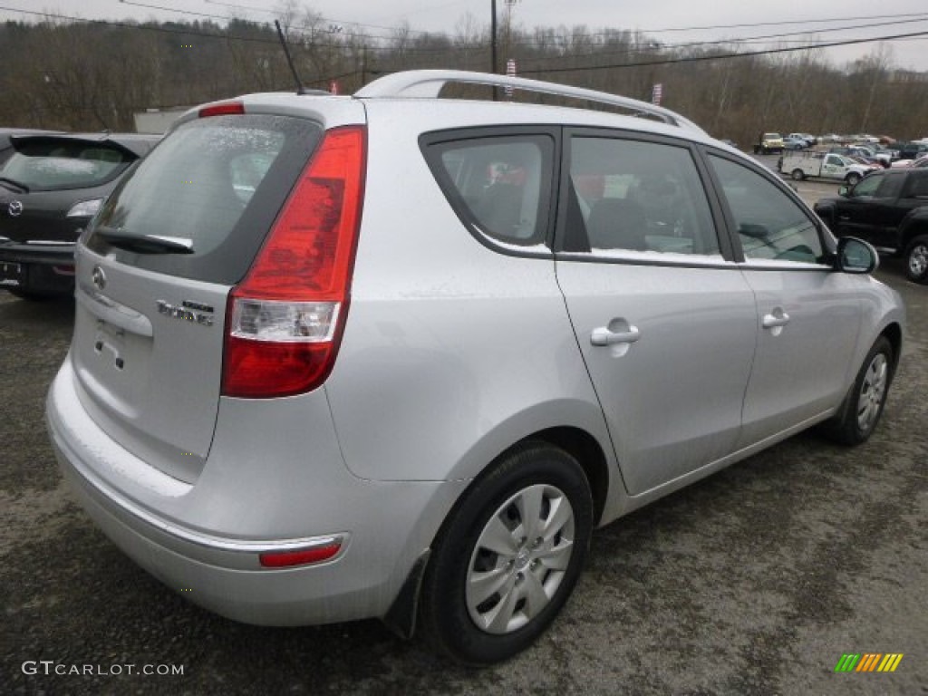 2011 Elantra Touring GLS - Shimmering Silver Metallic / Black photo #3