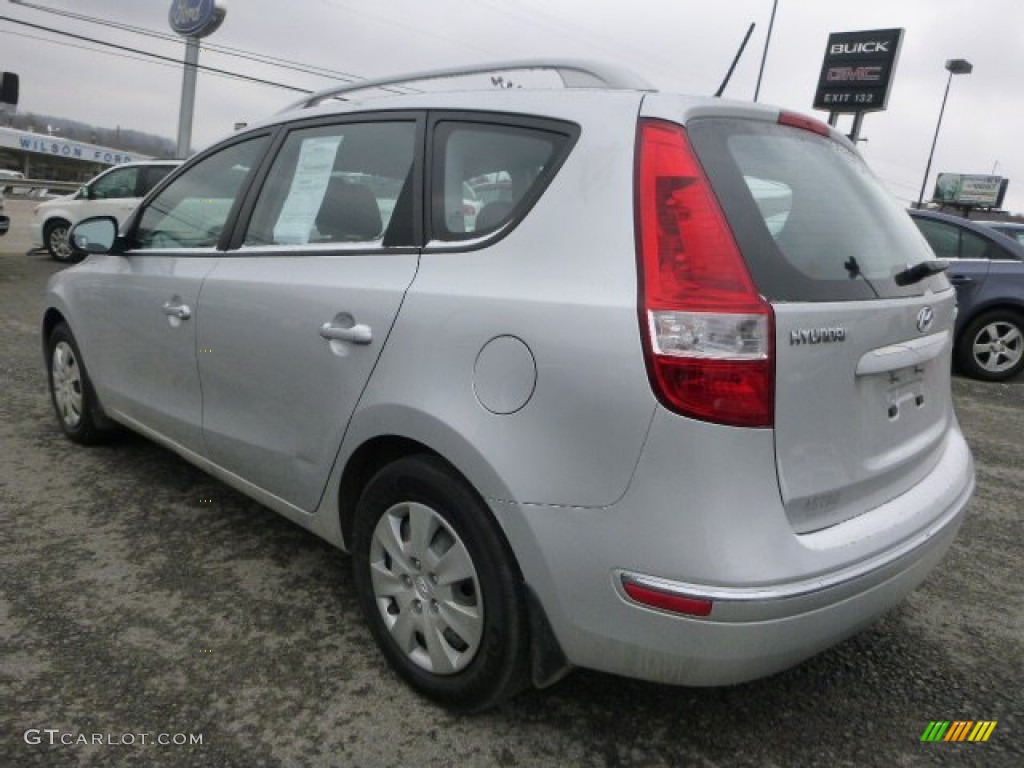 2011 Elantra Touring GLS - Shimmering Silver Metallic / Black photo #4