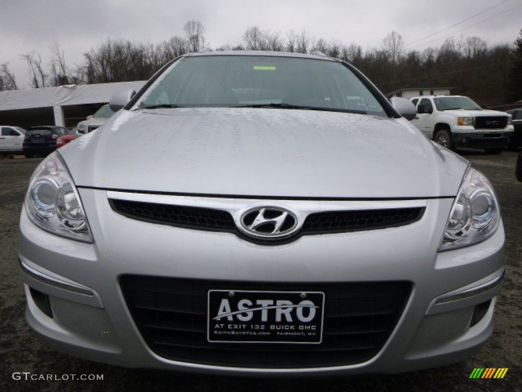 2011 Elantra Touring GLS - Shimmering Silver Metallic / Black photo #7