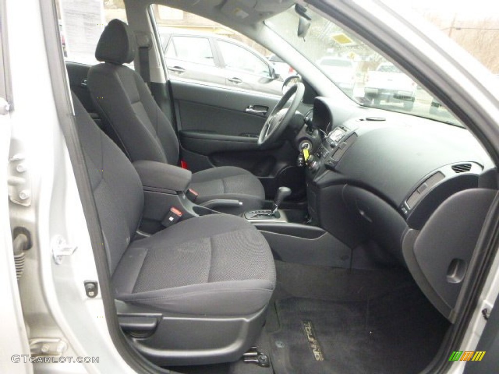 2011 Elantra Touring GLS - Shimmering Silver Metallic / Black photo #9
