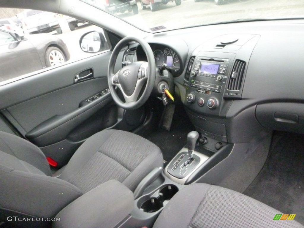 2011 Elantra Touring GLS - Shimmering Silver Metallic / Black photo #10