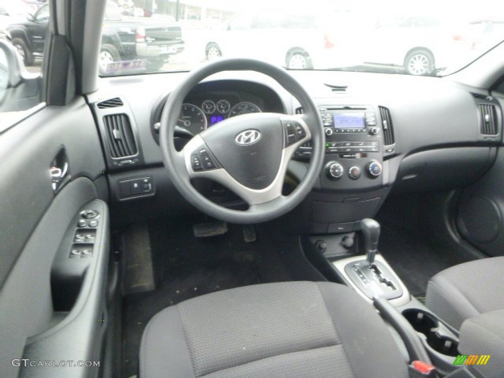 2011 Elantra Touring GLS - Shimmering Silver Metallic / Black photo #13