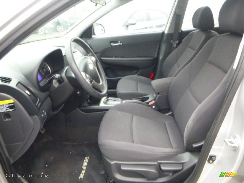 2011 Elantra Touring GLS - Shimmering Silver Metallic / Black photo #15