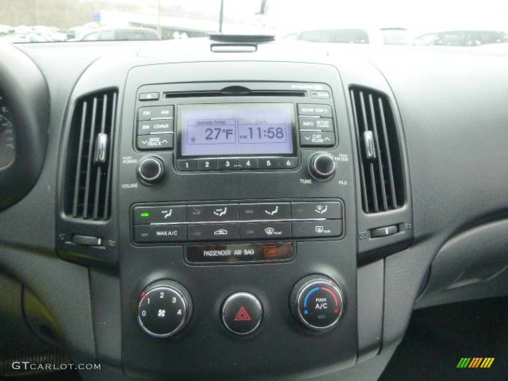 2011 Elantra Touring GLS - Shimmering Silver Metallic / Black photo #18