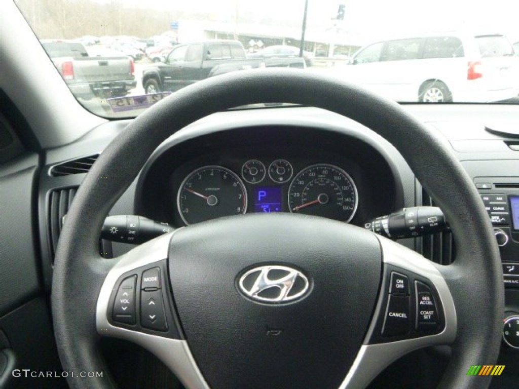 2011 Elantra Touring GLS - Shimmering Silver Metallic / Black photo #20