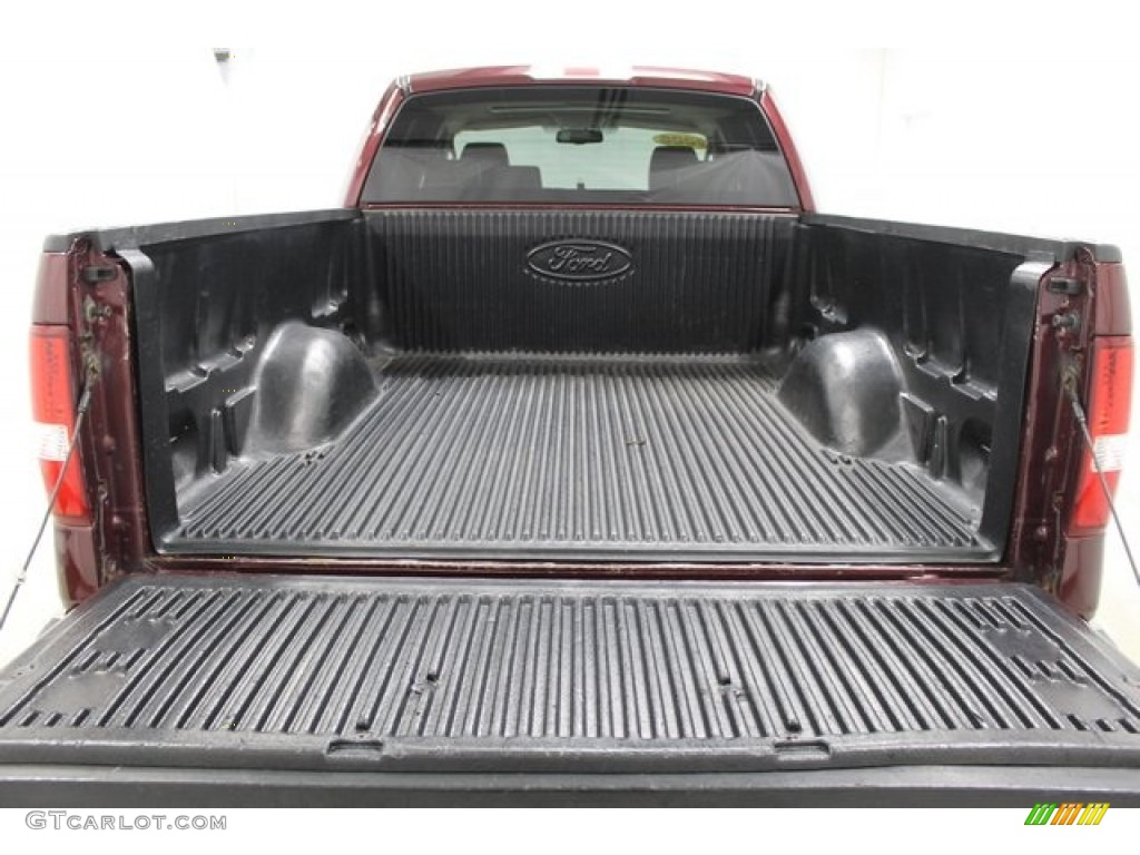 2006 F150 Lariat SuperCrew 4x4 - Dark Toreador Red Metallic / Tan photo #7