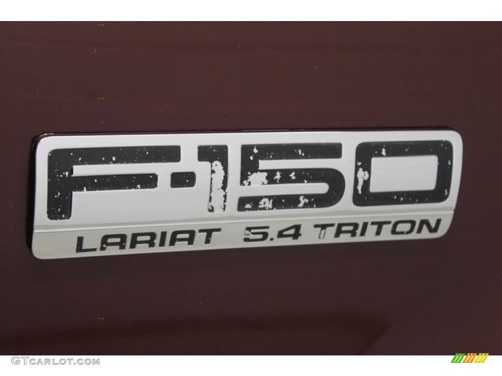 2006 F150 Lariat SuperCrew 4x4 - Dark Toreador Red Metallic / Tan photo #8