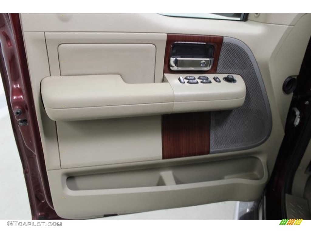 2006 F150 Lariat SuperCrew 4x4 - Dark Toreador Red Metallic / Tan photo #20
