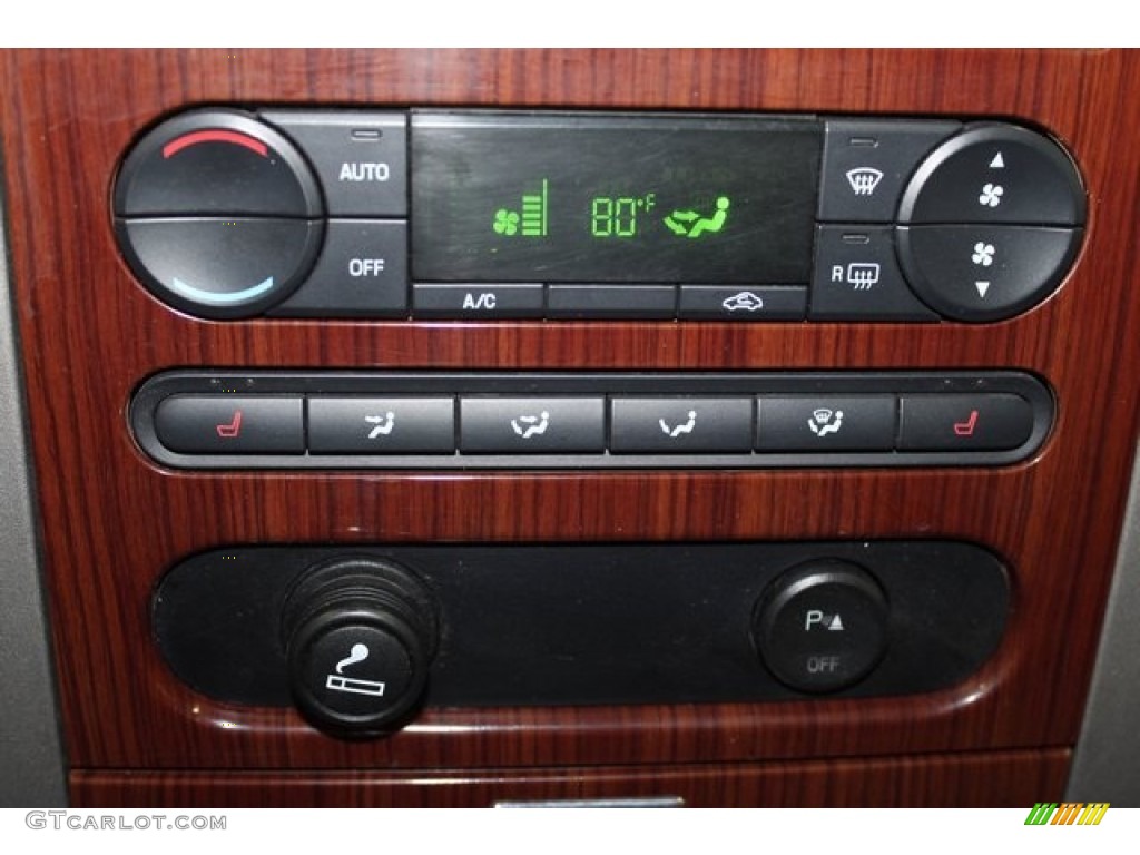2006 F150 Lariat SuperCrew 4x4 - Dark Toreador Red Metallic / Tan photo #36