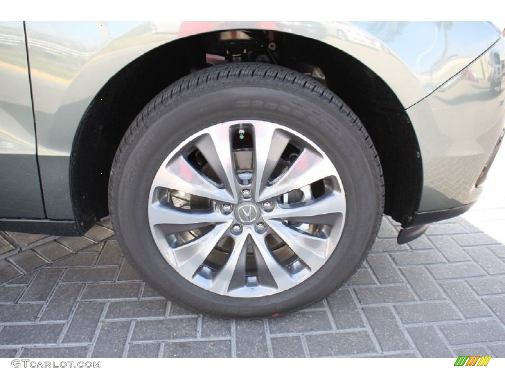 2015 MDX Technology - Forest Mist Metallic / Parchment photo #9