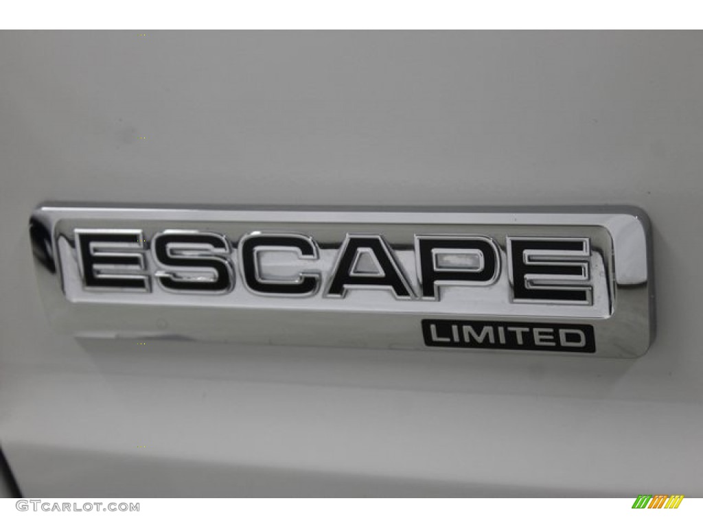 2012 Escape Limited - White Suede / Charcoal Black photo #7