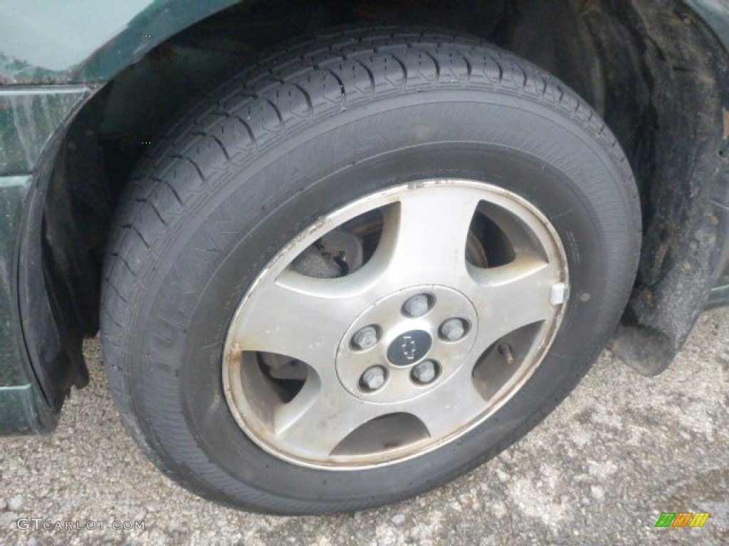 2002 Malibu LS Sedan - Forest Green Metallic / Gray photo #7