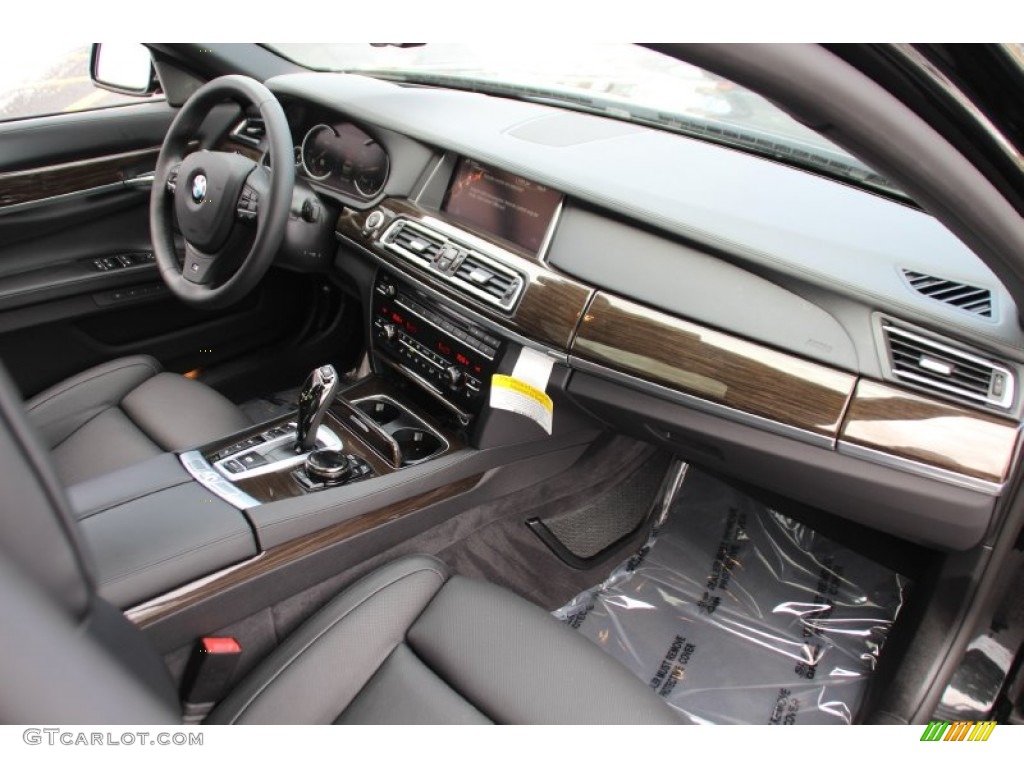 2014 BMW 7 Series 750i xDrive Sedan Black Dashboard Photo #101437402