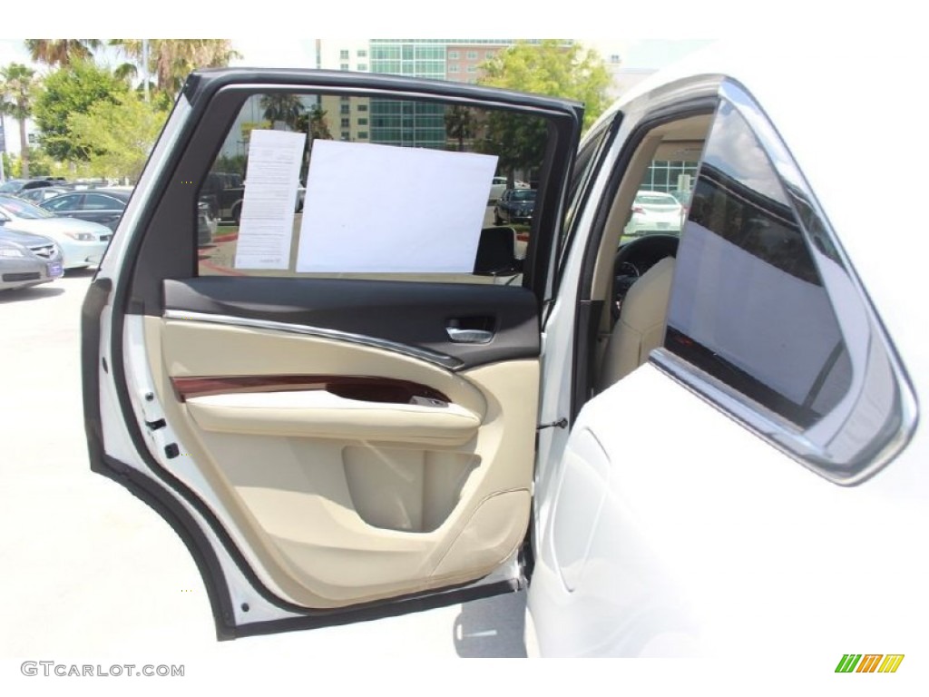 2015 MDX Technology - White Diamond Pearl / Parchment photo #12