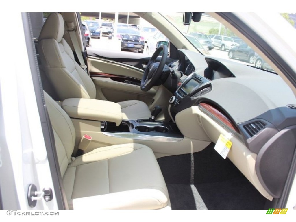 2015 MDX Technology - White Diamond Pearl / Parchment photo #21