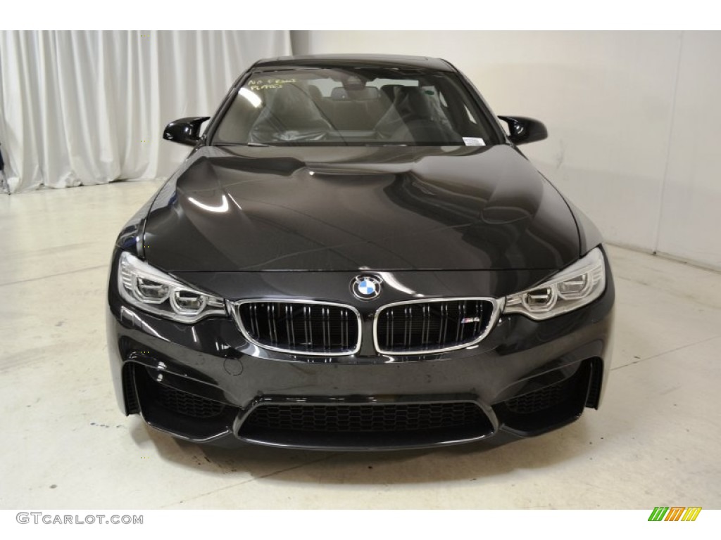 Black Sapphire Metallic 2015 BMW M4 Coupe Exterior Photo #101439463